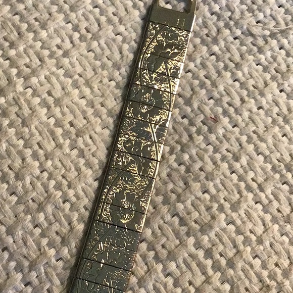 Vintage Sarah Coventry panel bracelet gold tone EUC - Picture 8 of 10